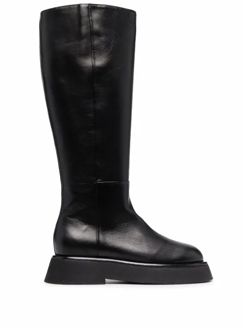 knee-length boots