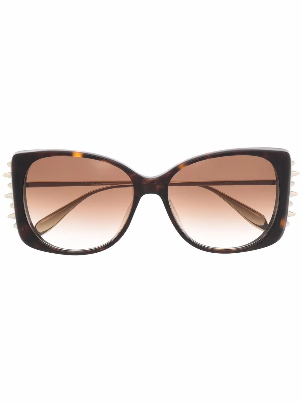 

Alexander McQueen Eyewear lentes de sol con armazón oversize - Marrón