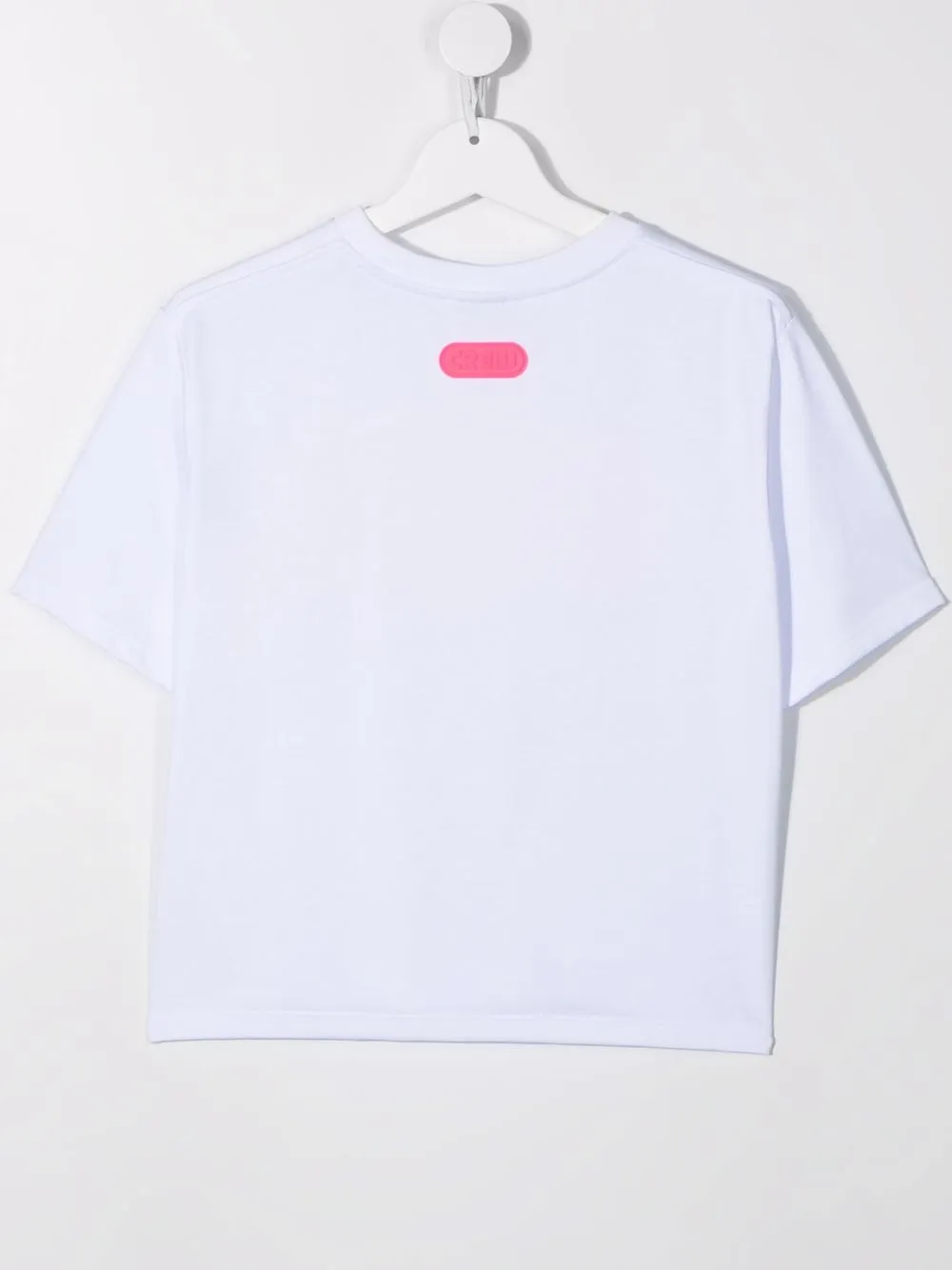 фото Gcds kids teen logo-print cropped t-shirt