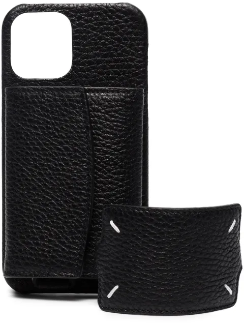 Maison Margiela حافظة iPhone 12 بزينة 4 غرز