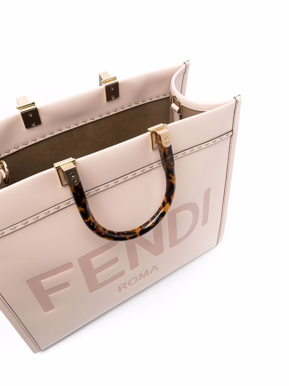 фото Fendi сумка-тоут sunshine с логотипом