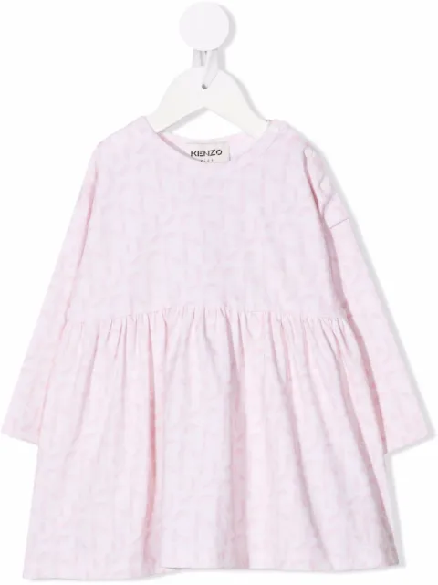 Kenzo Kids monogram-print dress