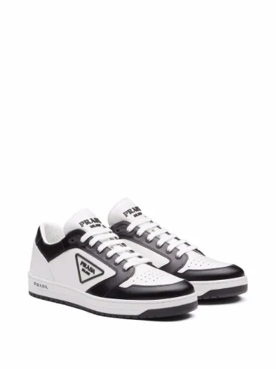 prada white leather trainers