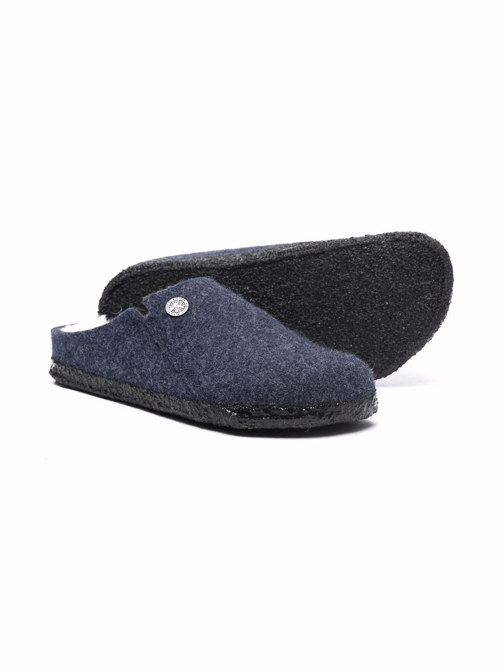 Birkenstock Kids Lammy slippers - Blauw