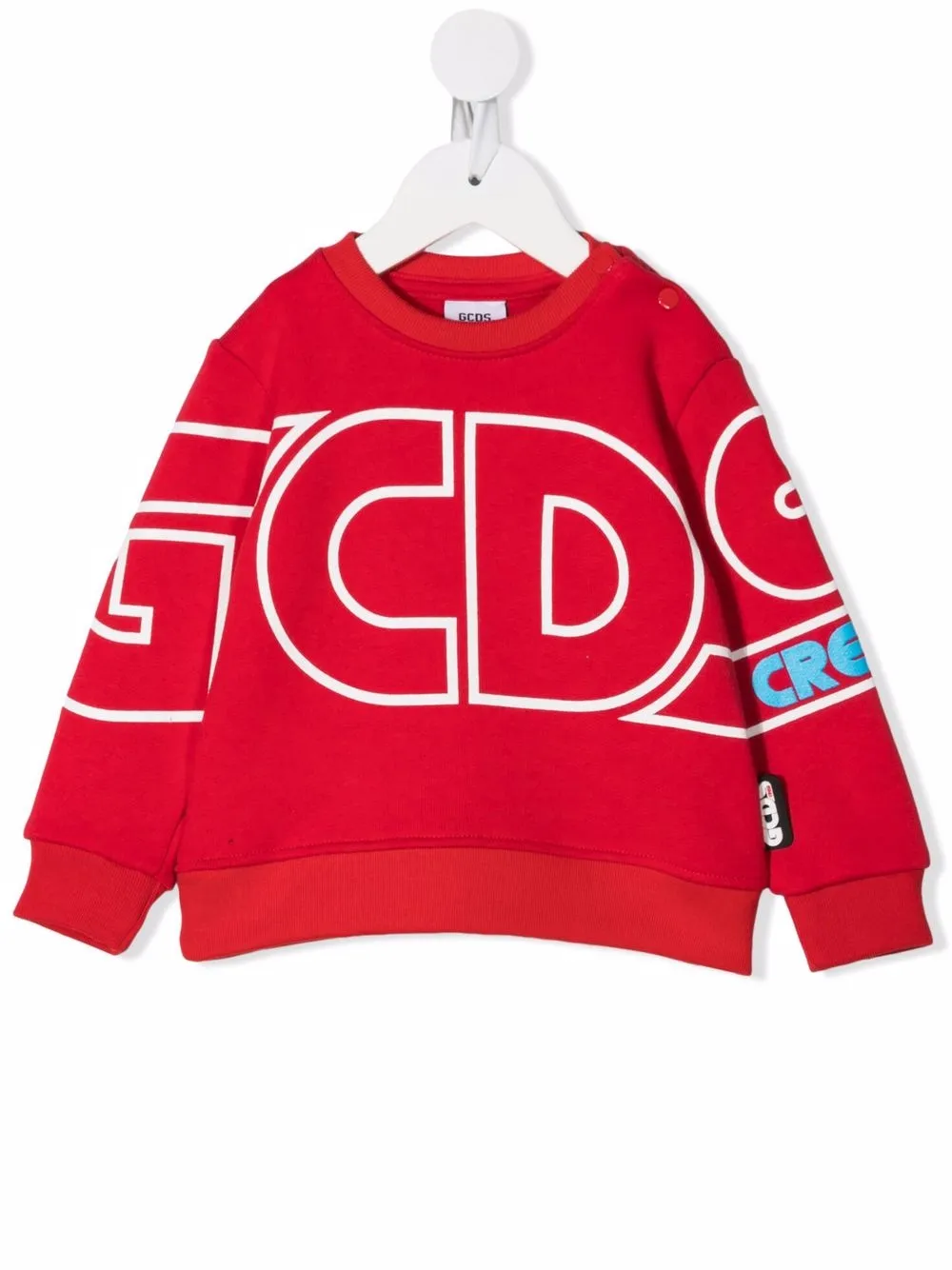 Gcds Kids Sweater met logo Rood