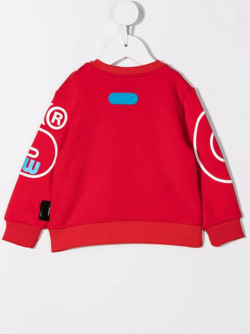 Gcds Kids Sweater met logo Rood