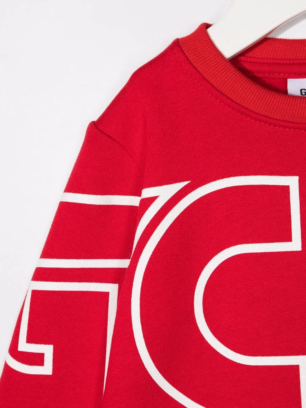 Gcds Kids Sweater met logo Rood