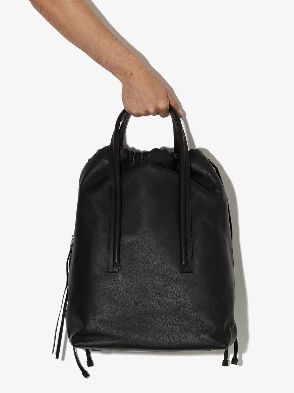 фото Bonastre bonastre lthr flex tote bag blk