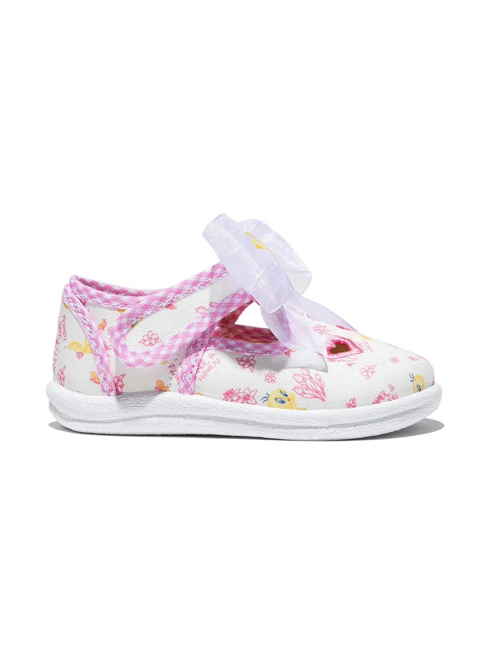 

Monnalisa sandalias con estampado Tweety - Blanco