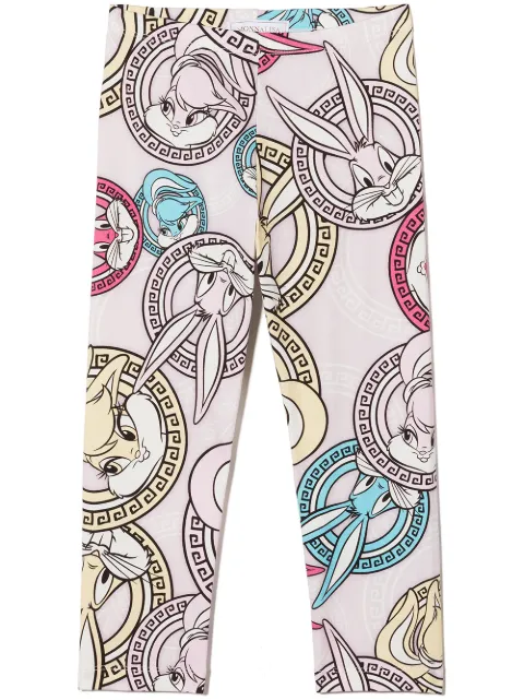 Monnalisa leggins con estampado Bugs Bunny