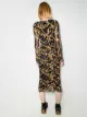GANNI baroque-print midi dress