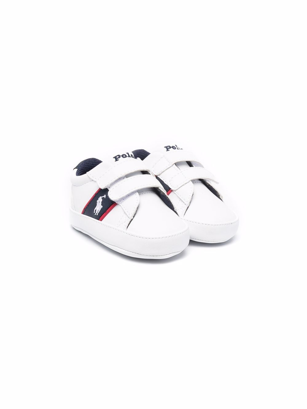 фото Polo ralph lauren kids polo pony touch-strap sneakers