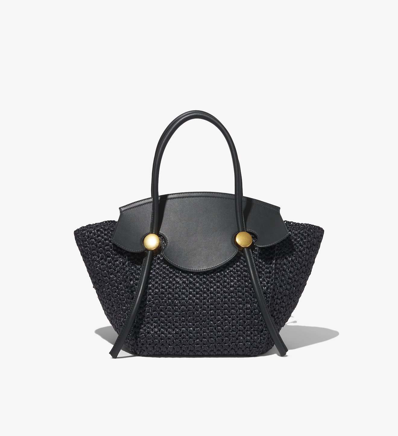 Small Raffia Pipe Bag