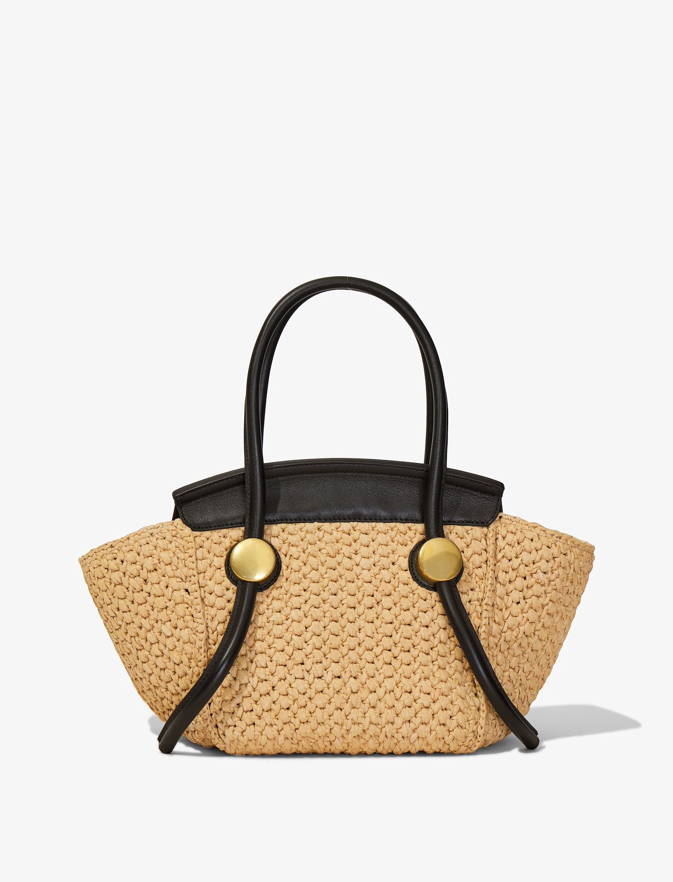Small Raffia Pipe Bag #2