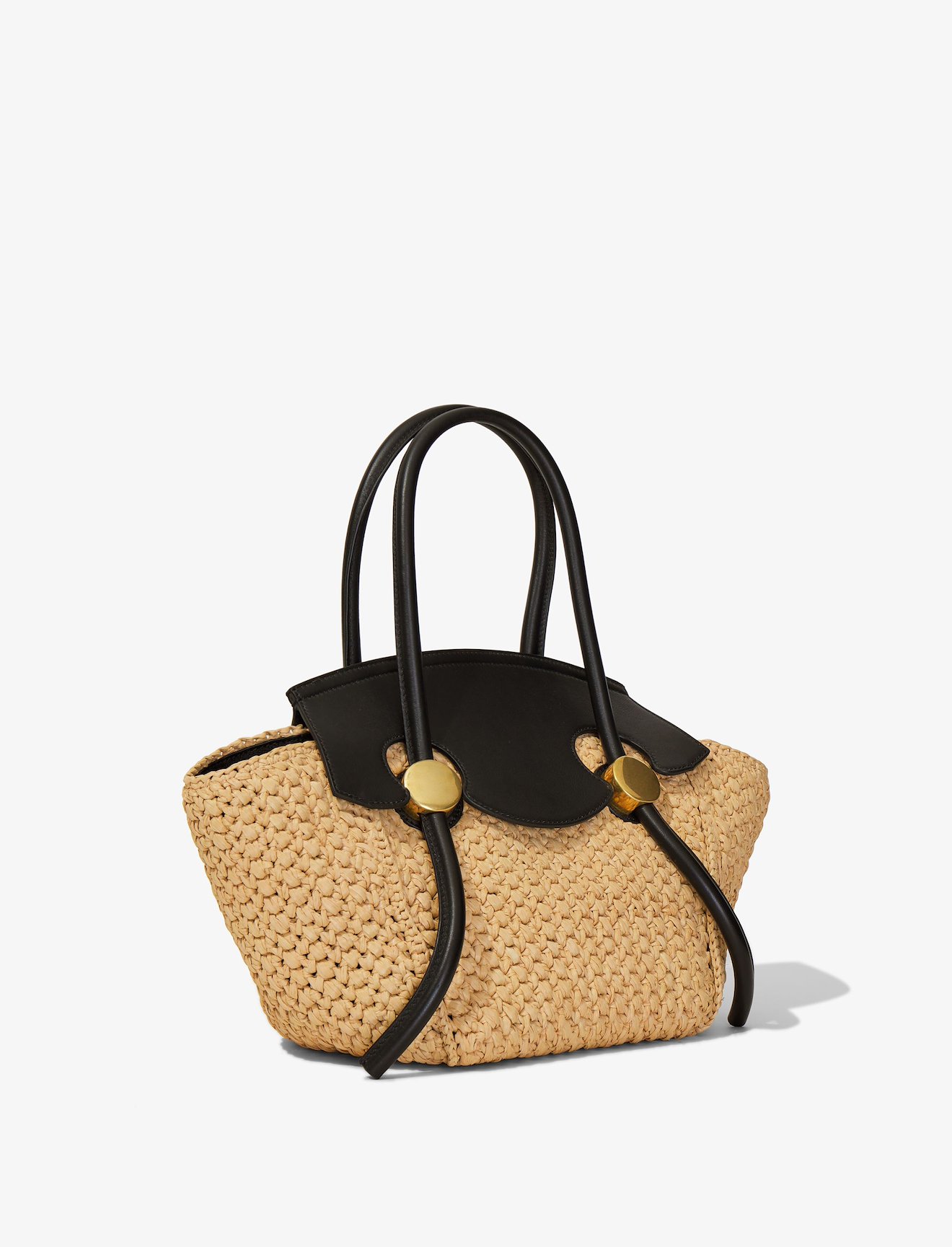 Small Raffia Pipe Bag #1