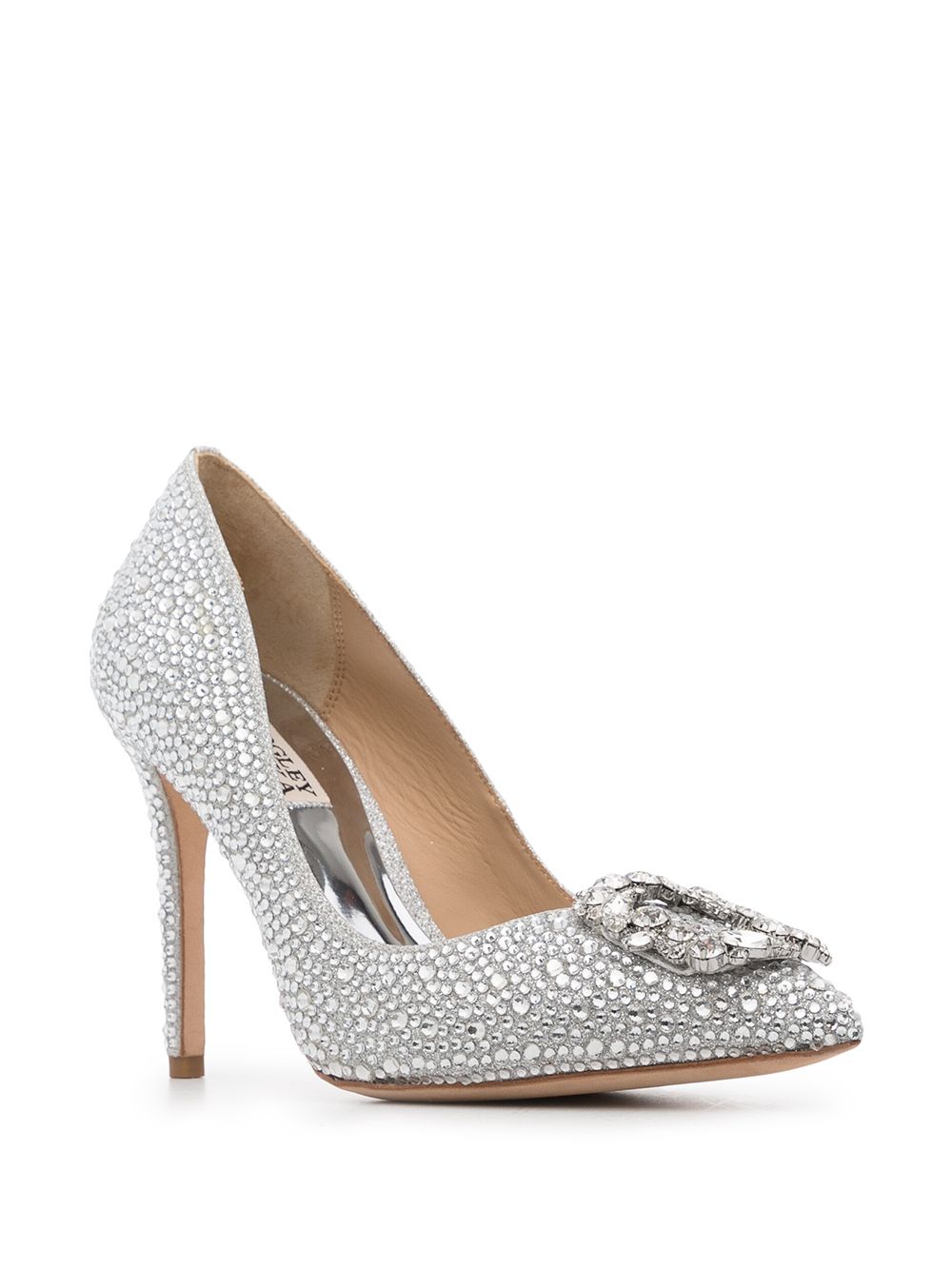 фото Badgley mischka cher glitter-detail pumps