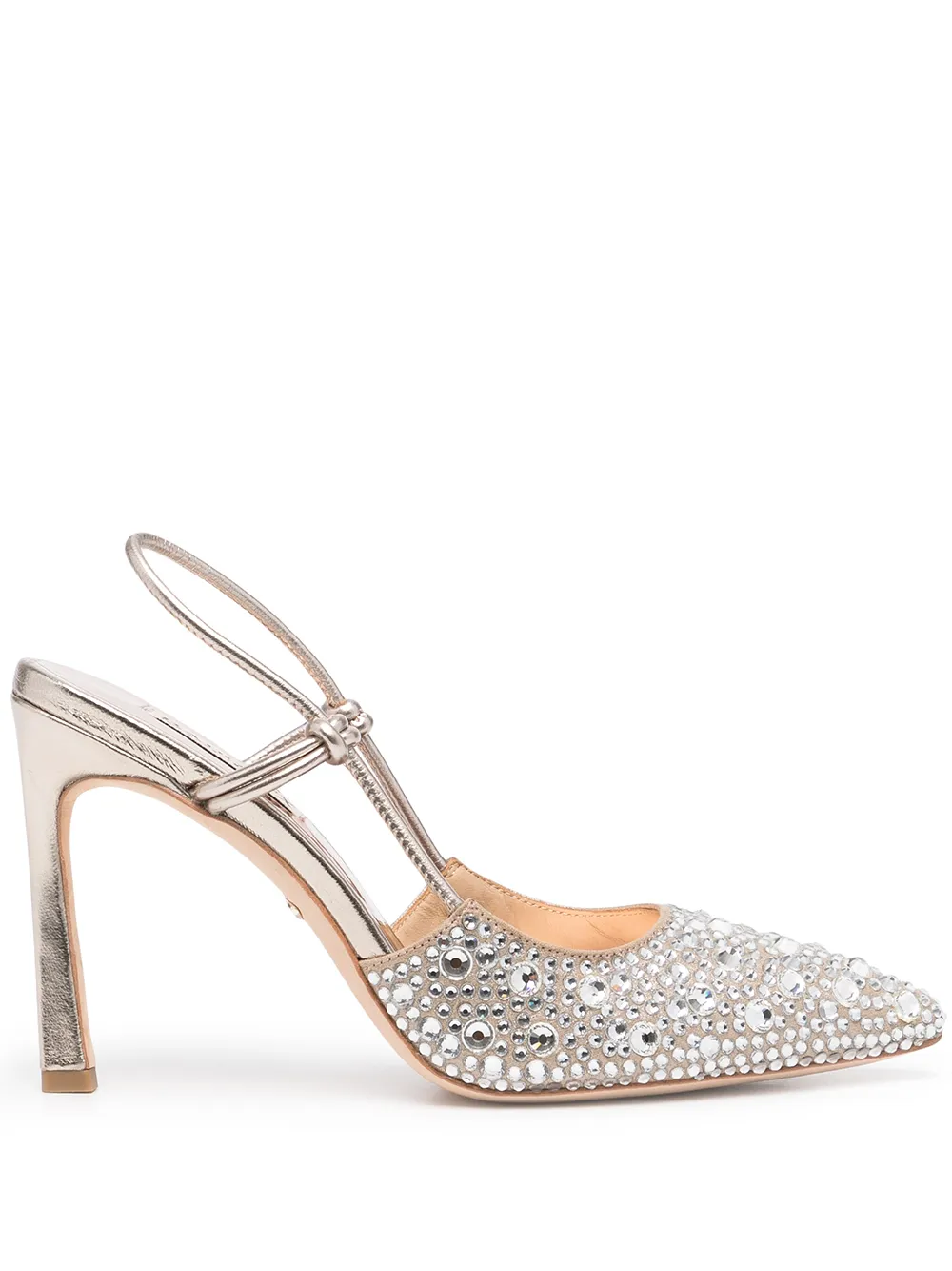 Badgley Mischka Maine bejewelled stiletto pumps