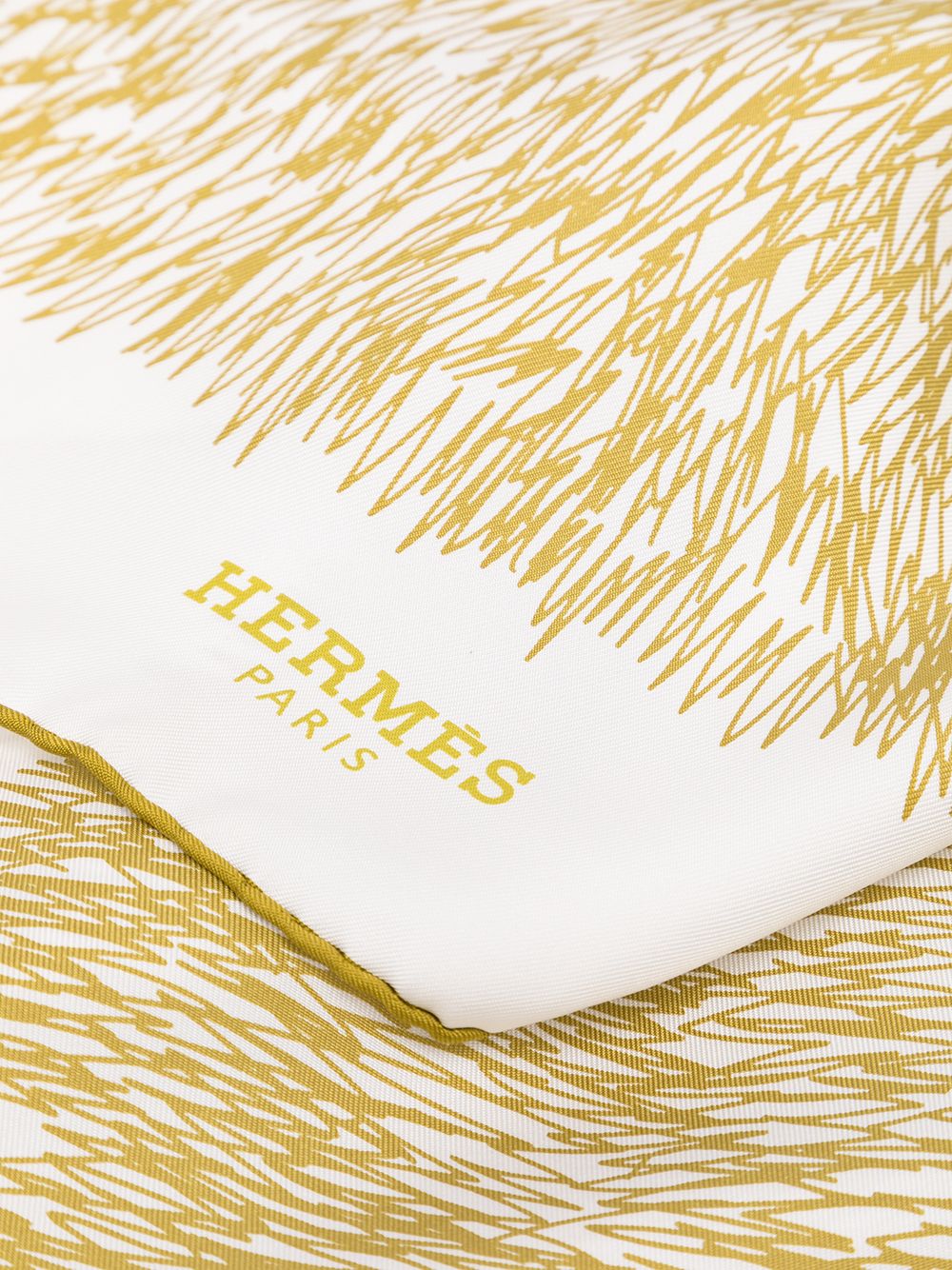 фото Hermès шелковый платок pre-owned с абстрактным принтом