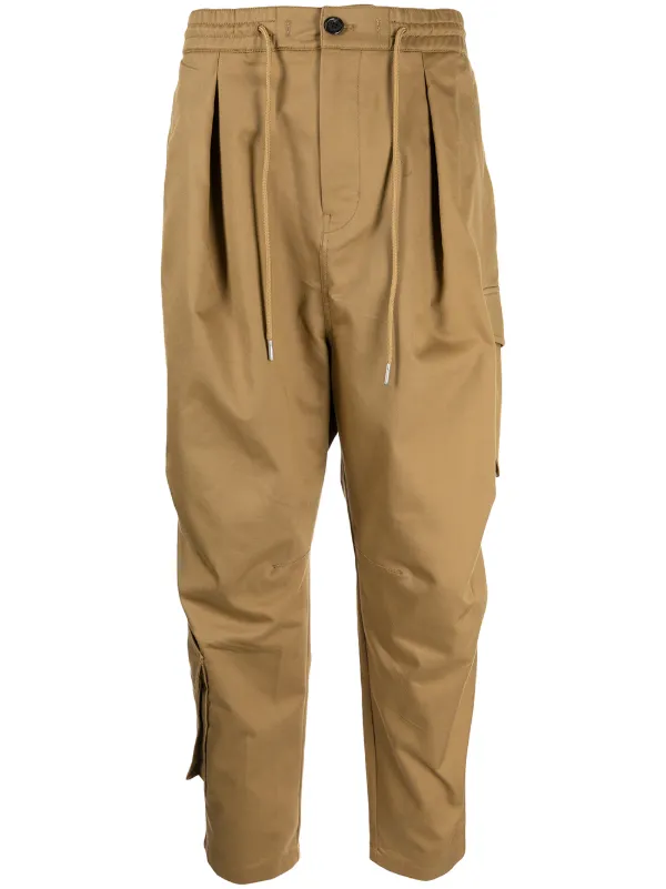 Pantalones Cargo para hombre, holgado, de algodón. - toro846