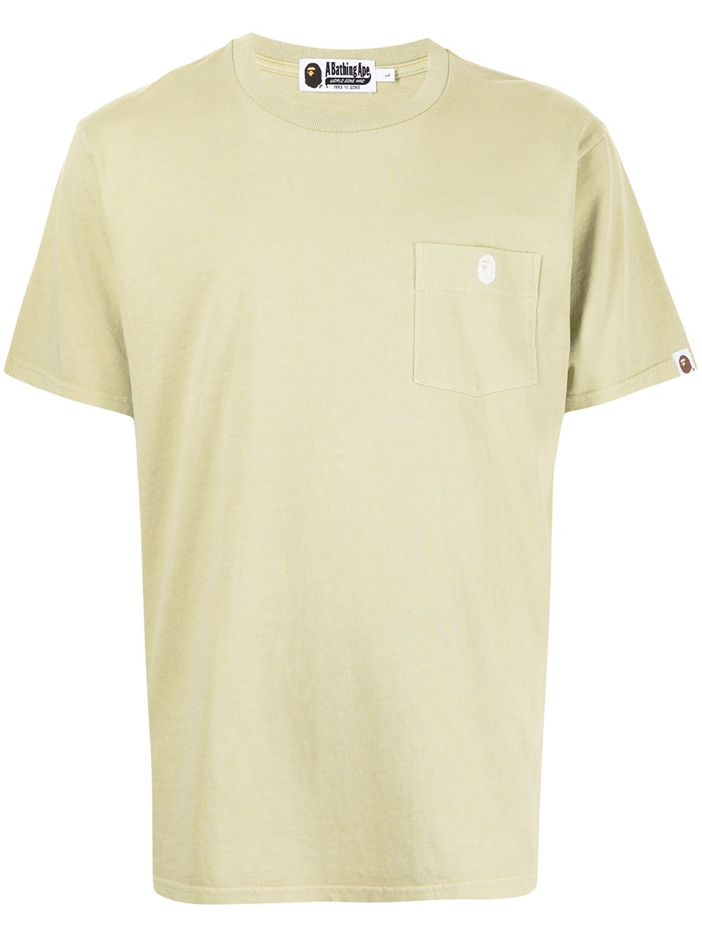 

A BATHING APE® chest-pocket cotton T-shirt - Green