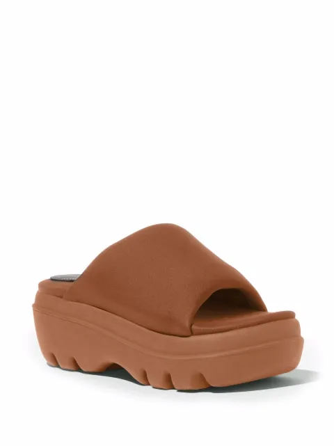 tan chunky slides