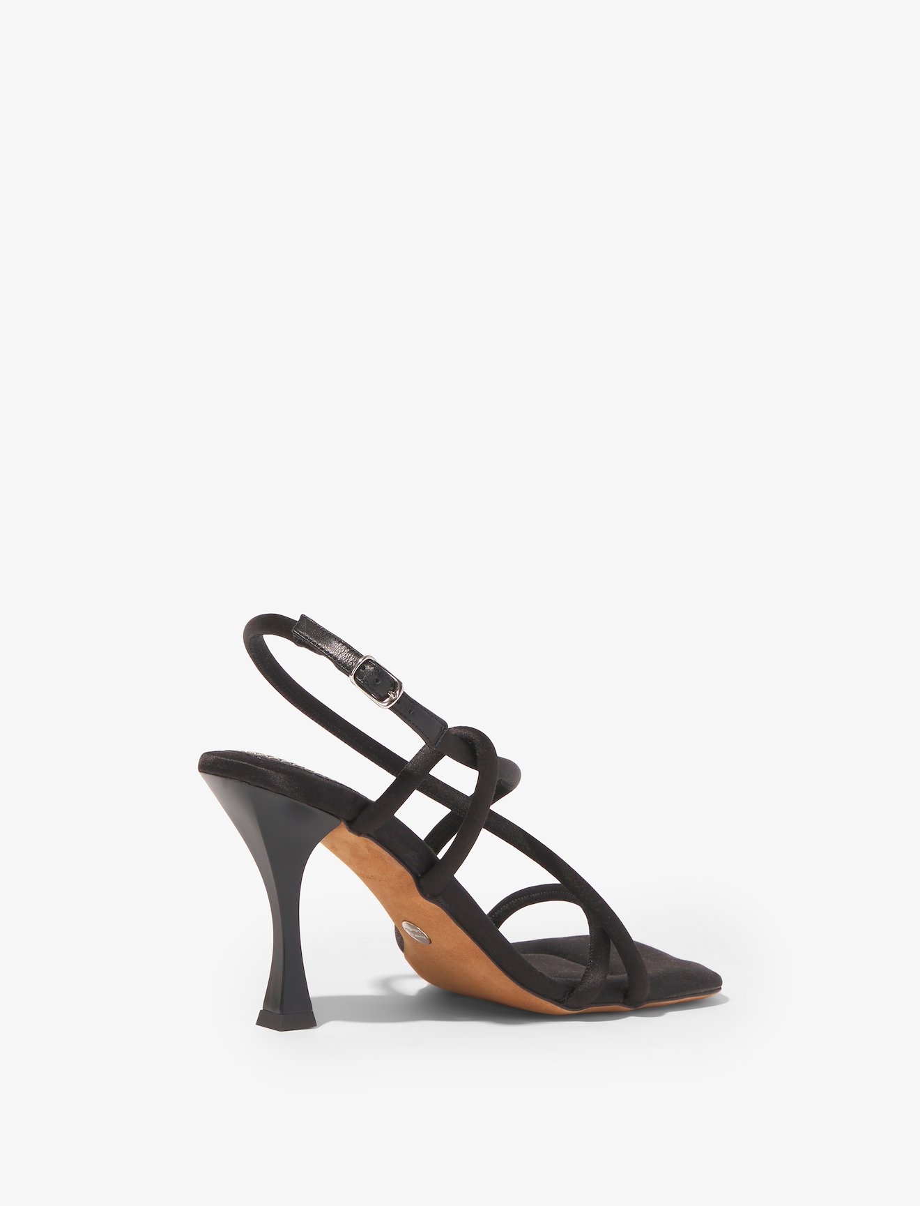 Square Strappy Sandals - 90mm in black | Proenza Schouler