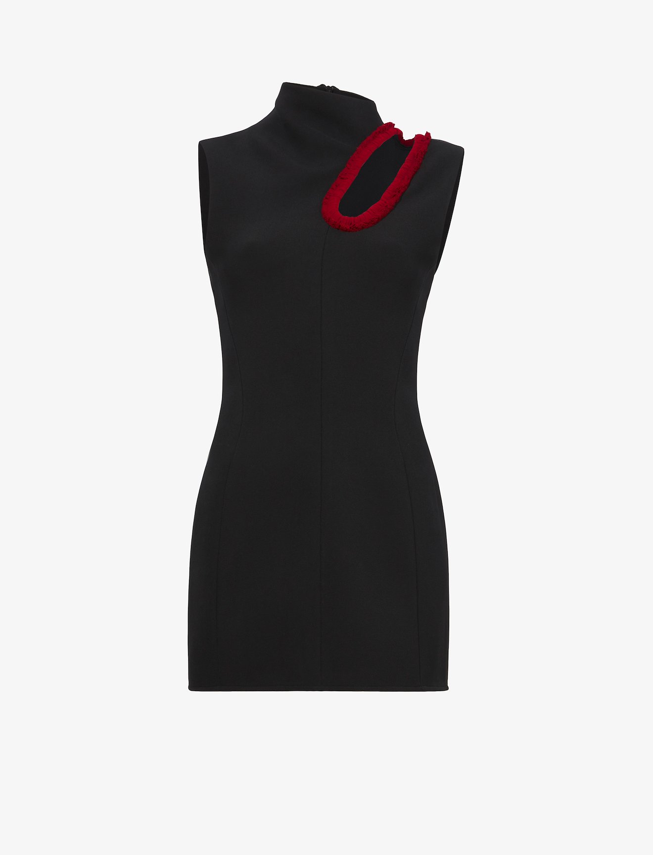Bi-Stretch Crepe Cut Out Shell #5