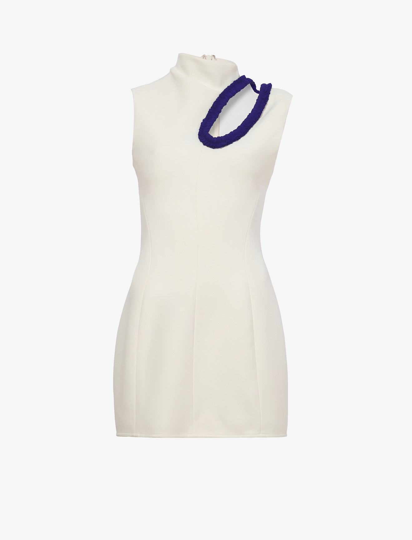 Bi-Stretch Crepe Cut Out Shell #5