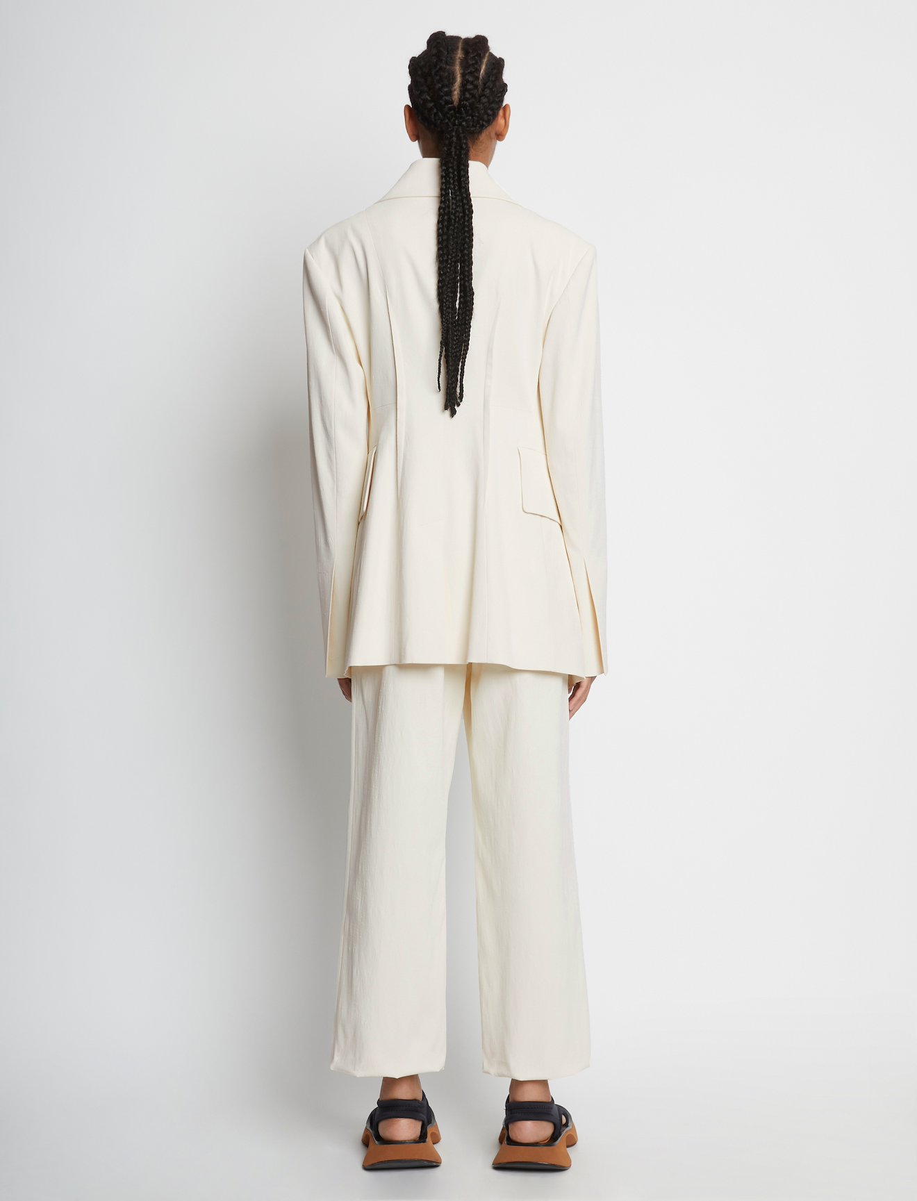 Technical Stretch Linen Blazer #3