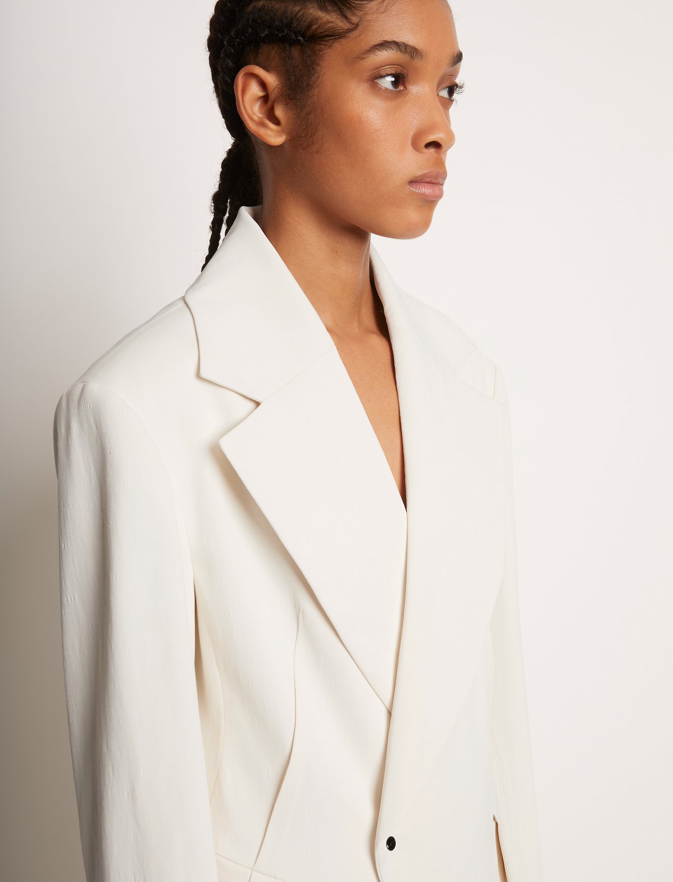 Technical Stretch Linen Blazer #4