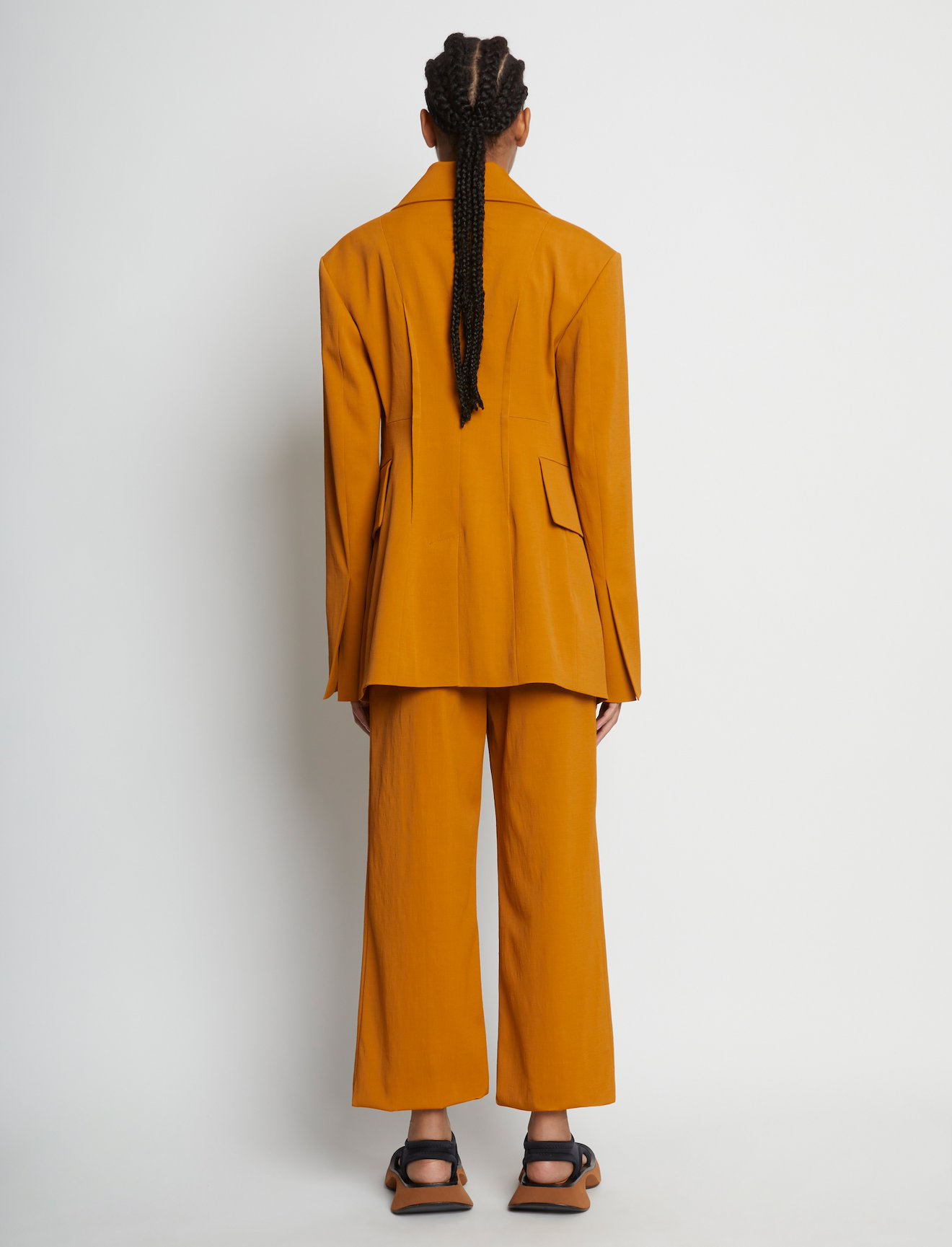 Technical Stretch Linen Blazer #3