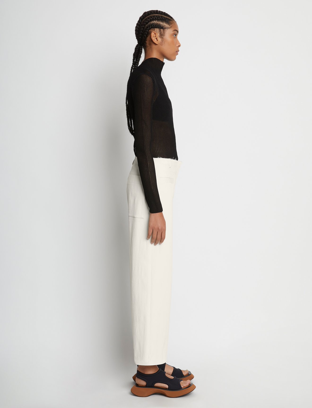 Technical Stretch Linen Pants #1