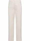 Proenza Schouler mid-rise bootcut trousers - White