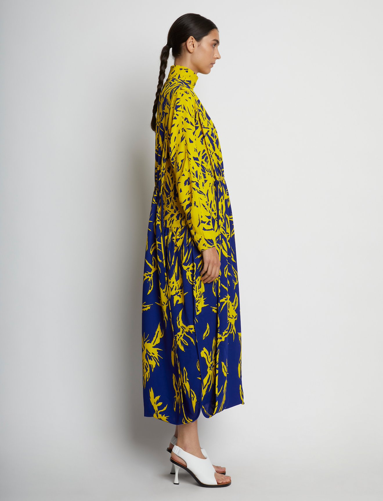 Dégradé Floral Long Sleeve Dress #1