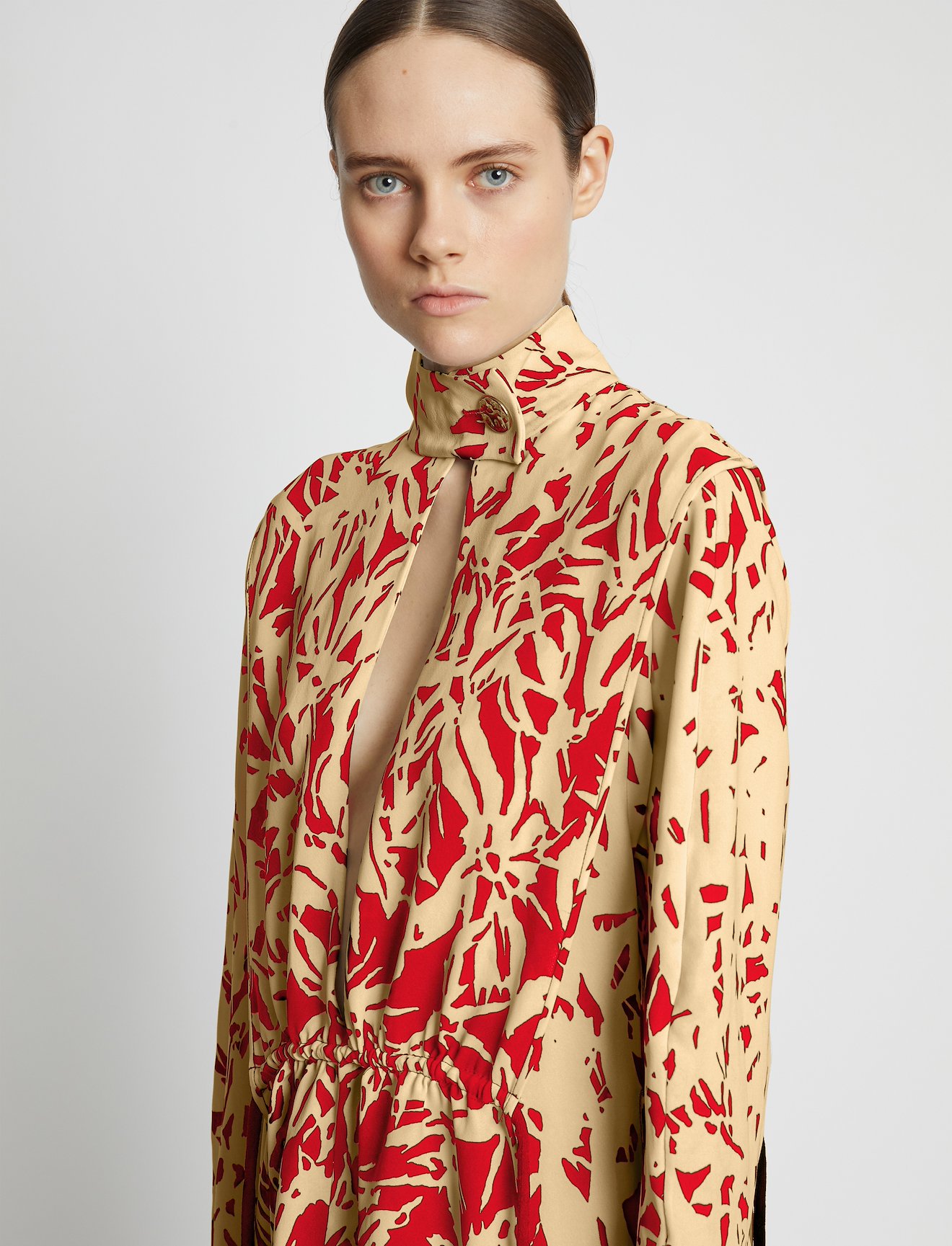Dégradé Floral Long Sleeve Dress #3