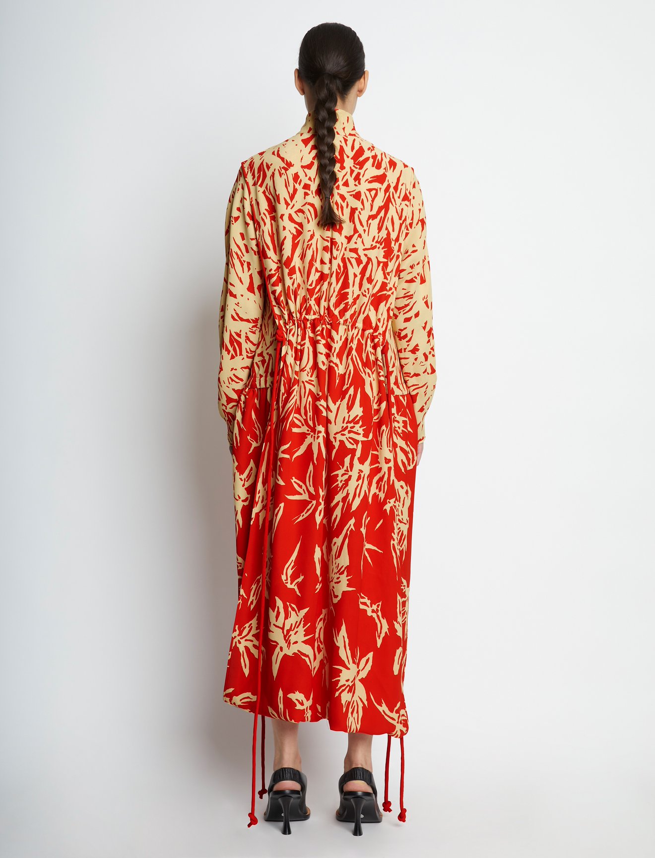 Dégradé Floral Long Sleeve Dress #2