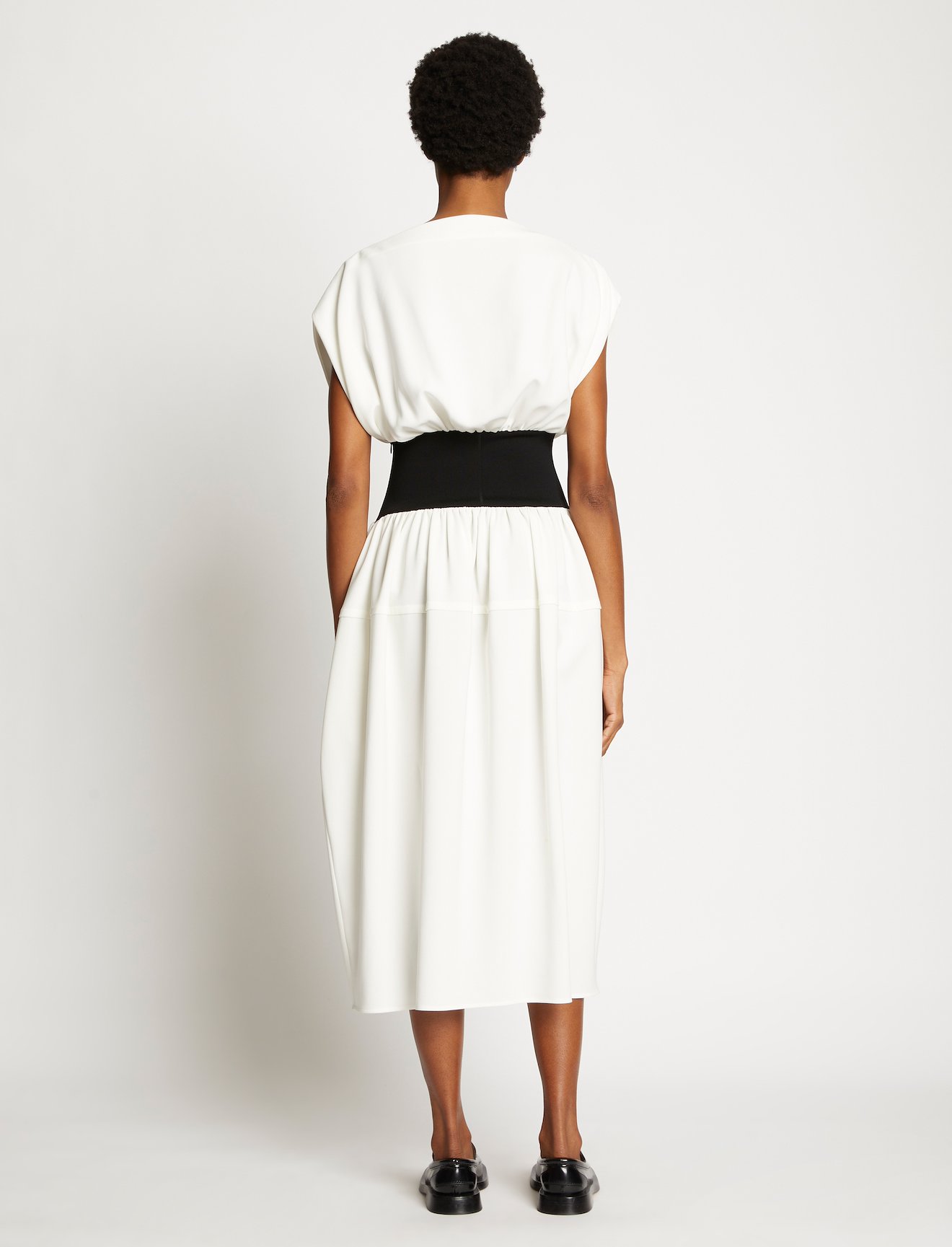 Bi-Stretch Crepe Waisted Dress #2