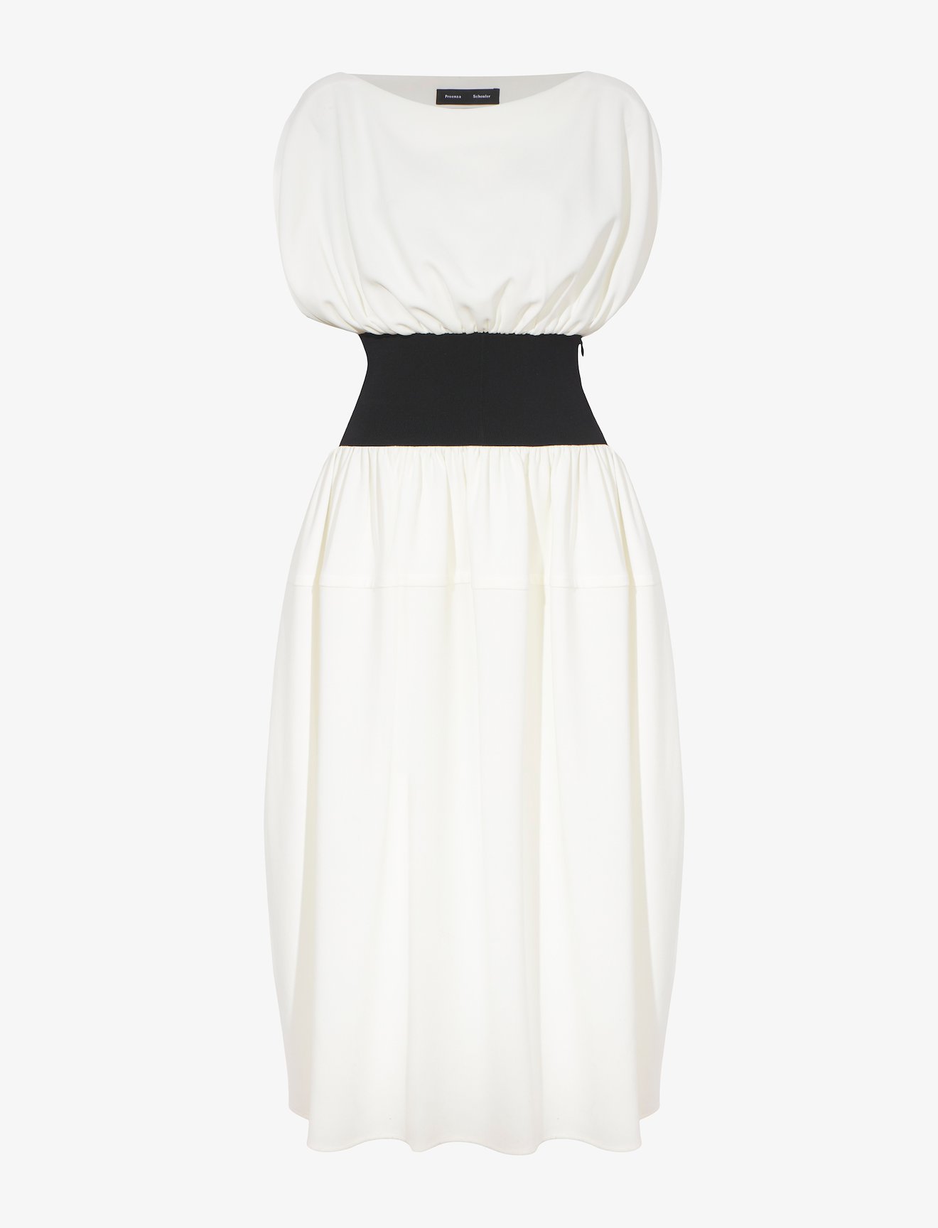 Bi-Stretch Crepe Waisted Dress #6