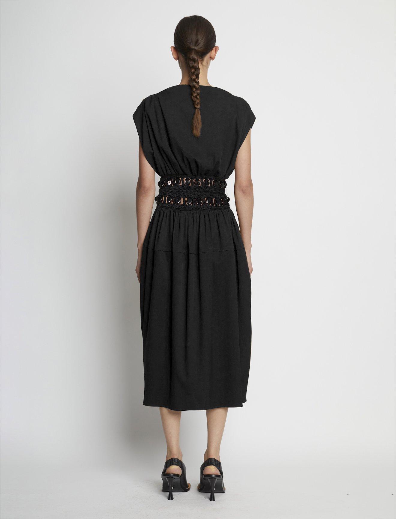 Bi-Stretch Crepe Waisted Dress #2