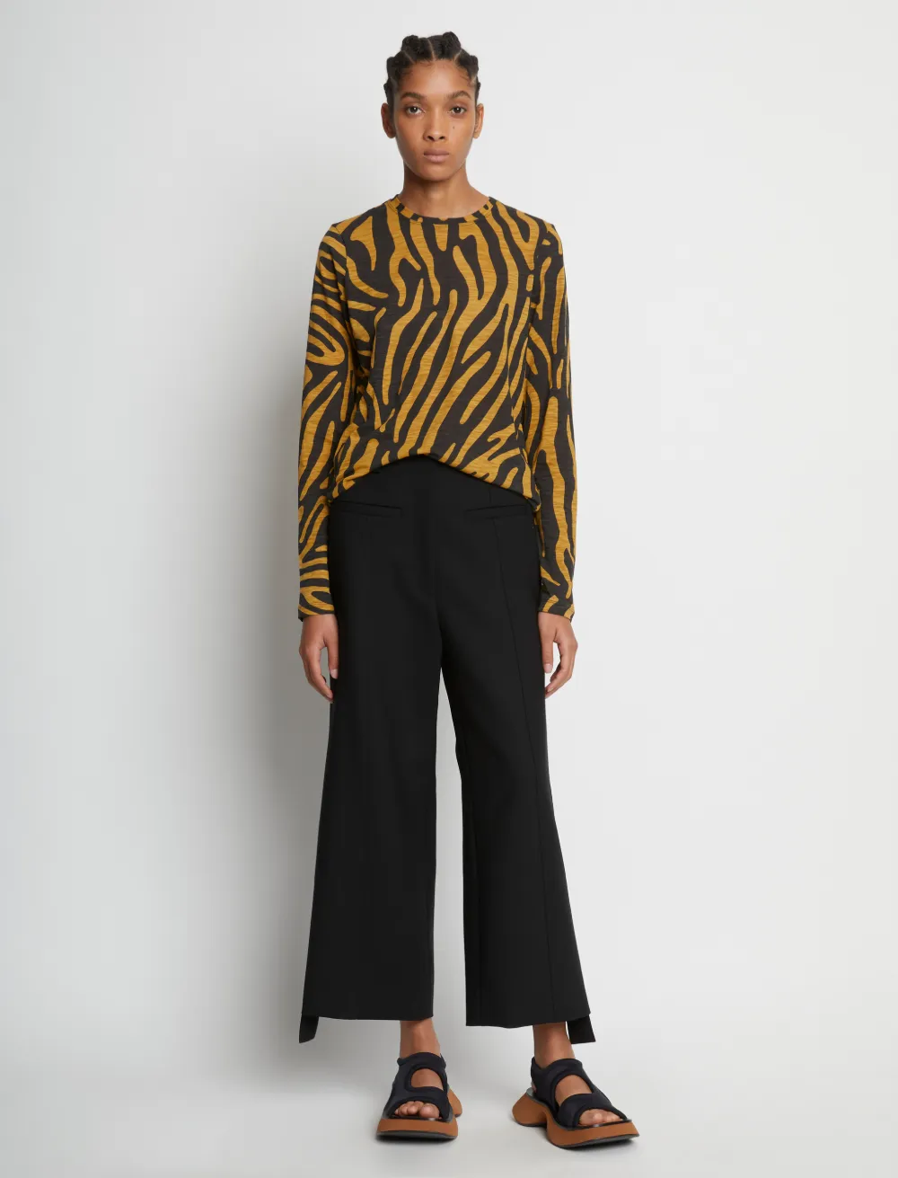 printed long sleeve t shirt