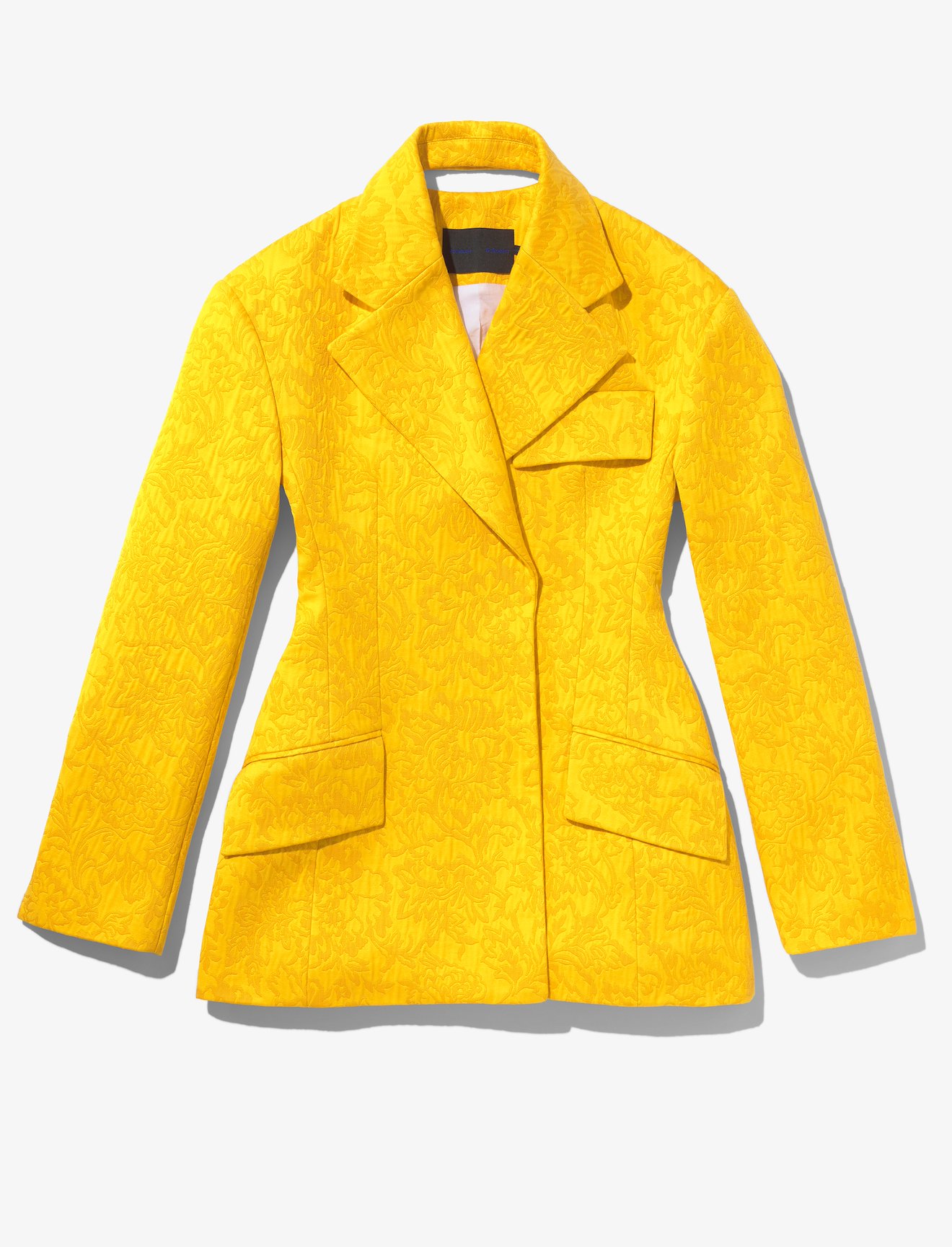 Floral Jacquard Sculpted Blazer #5