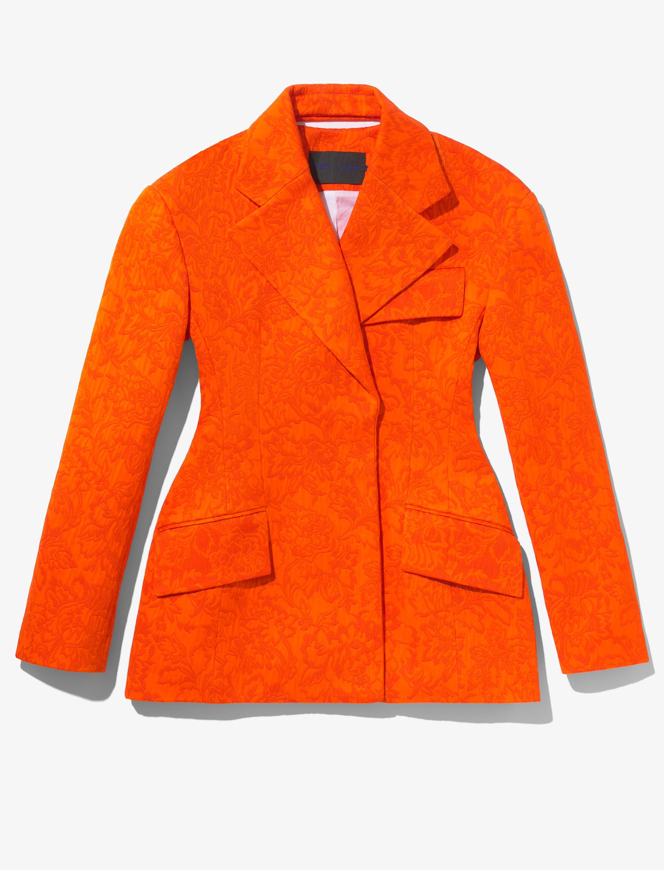 Floral Jacquard Sculpted Blazer #5