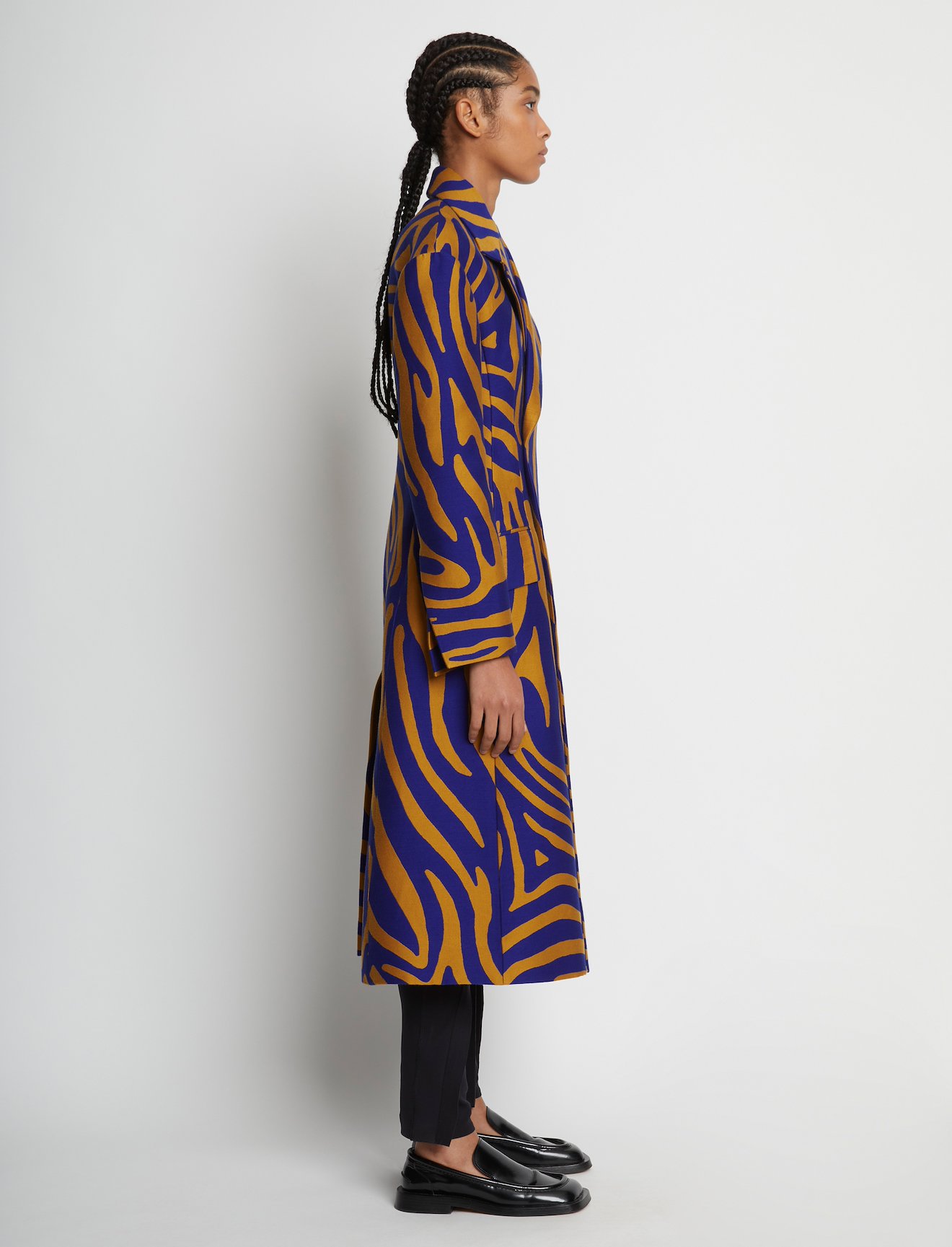 Zebra Cotton Jacquard Coat #1