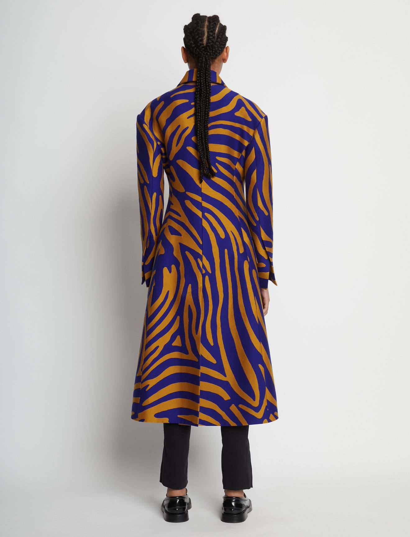 Zebra Cotton Jacquard Coat #2