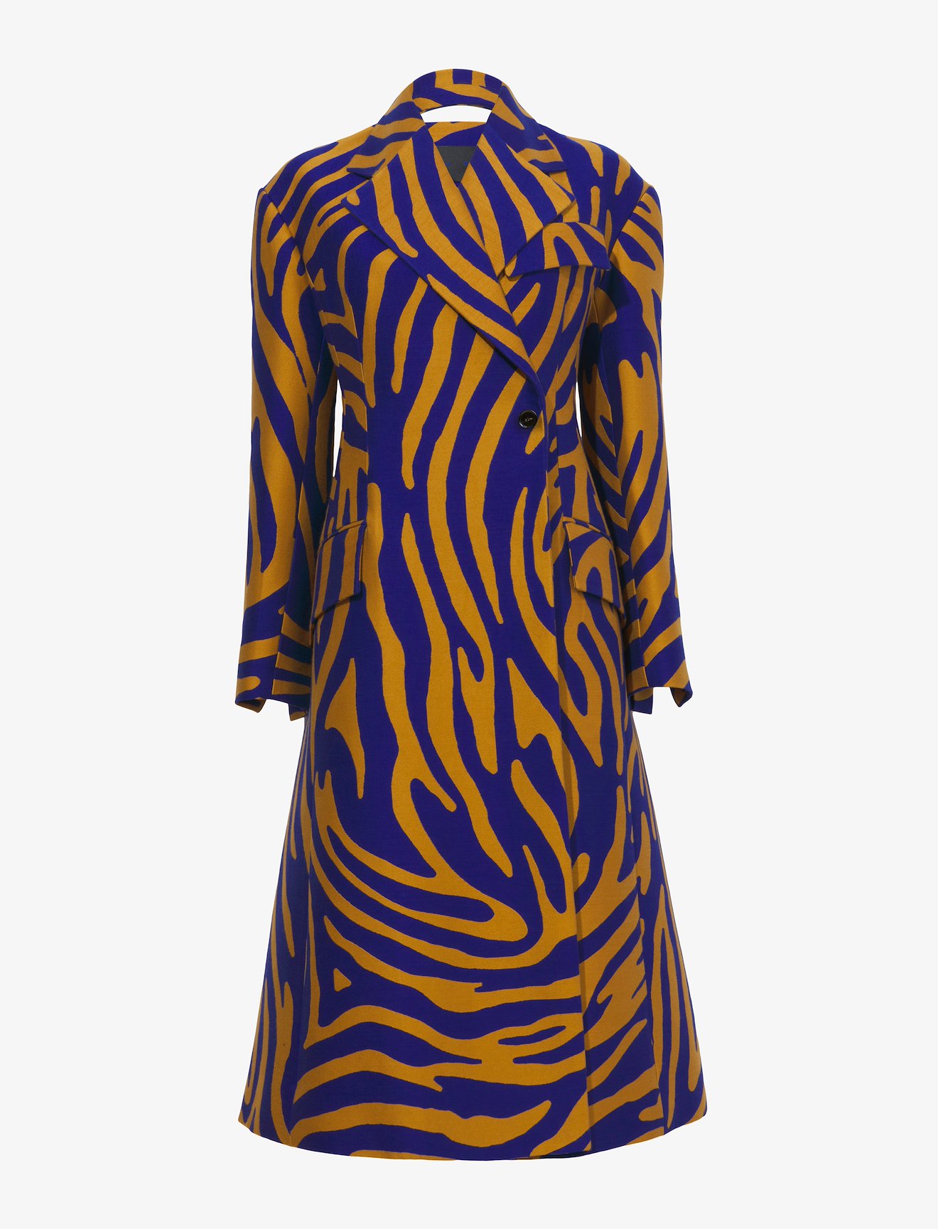 Zebra Cotton Jacquard Coat #4