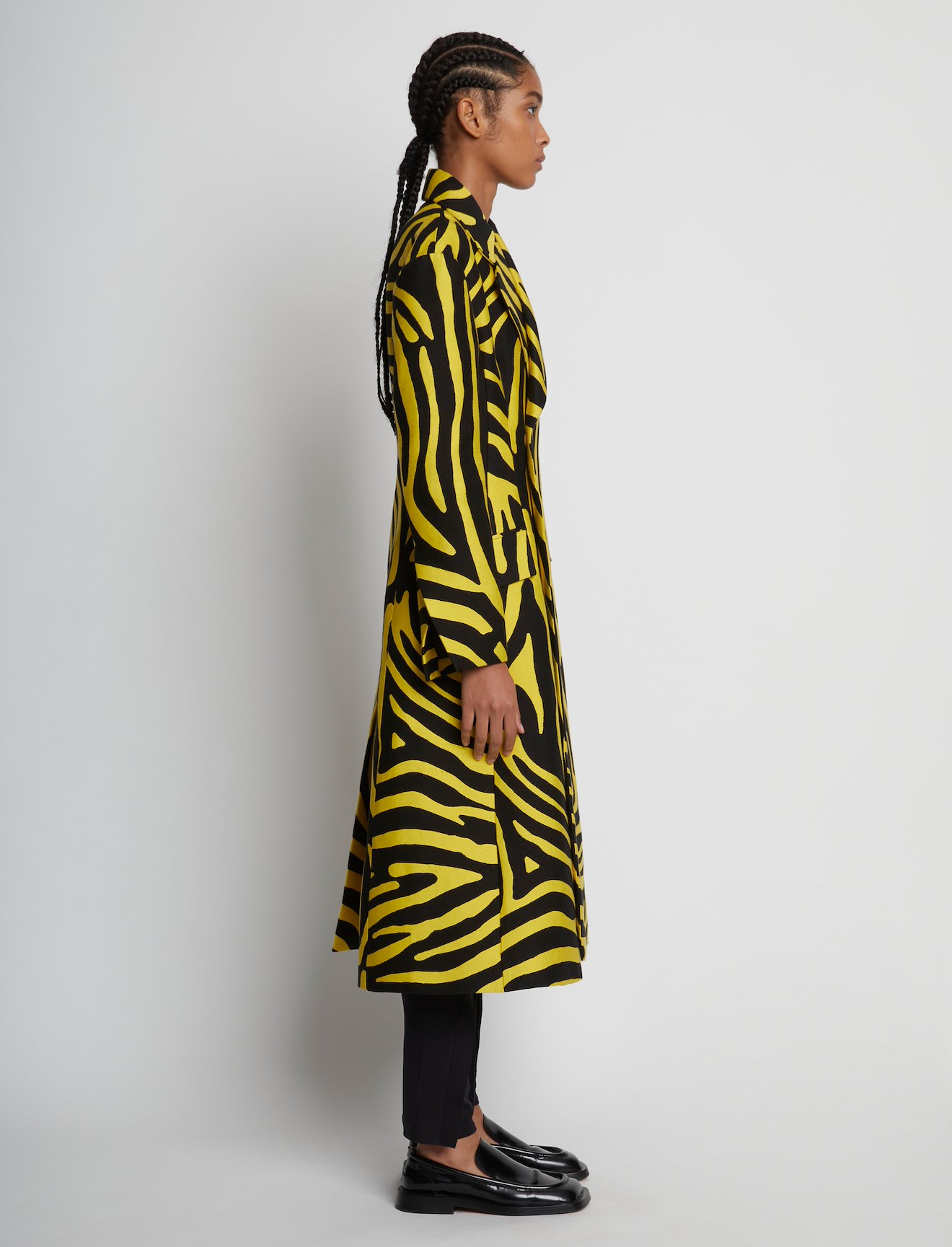 Zebra Cotton Jacquard Coat #1