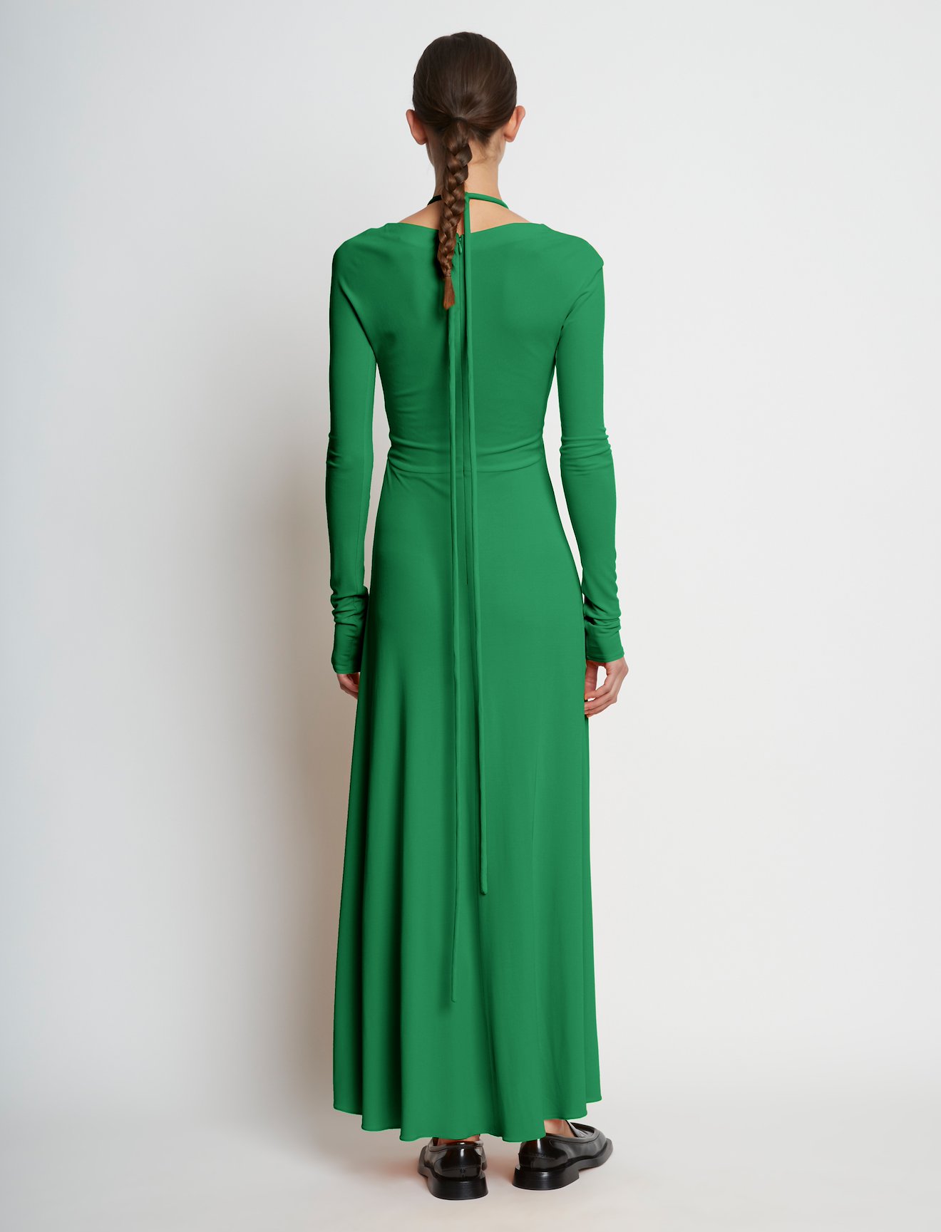 Matte Jersey Long Sleeve Dress #2