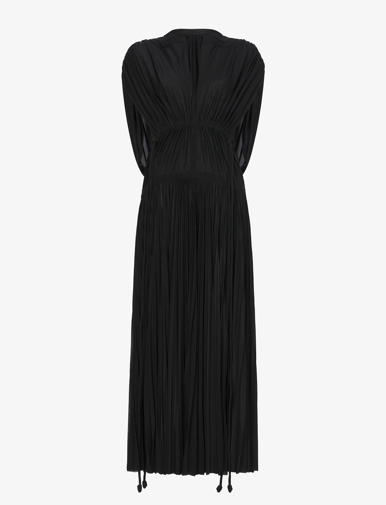 Sheer Jersey Pleated Dress #4