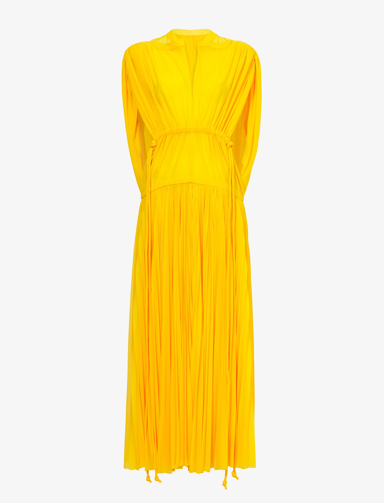 Sheer Jersey Pleated Dress #4
