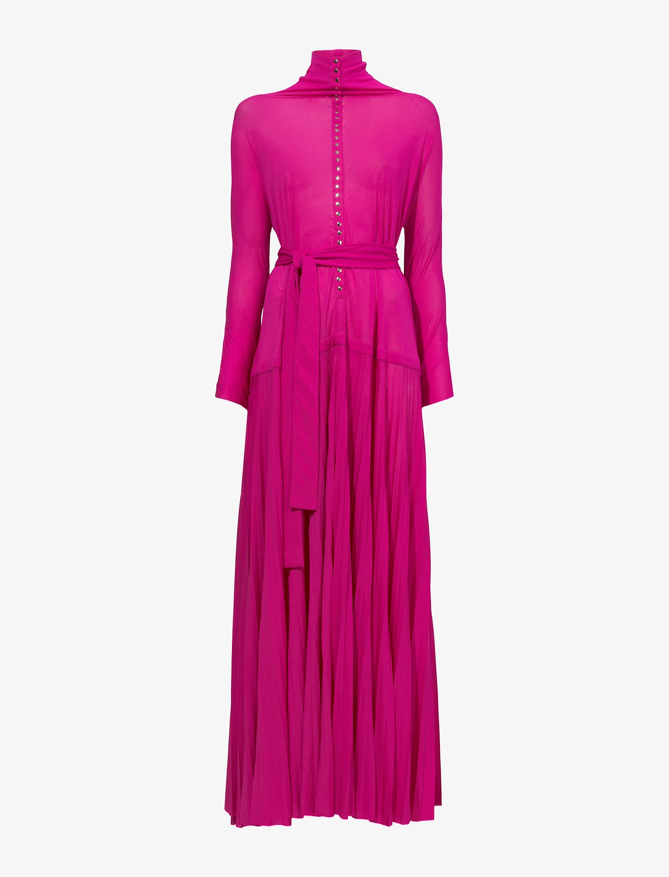Crepe Jersey Pleated Dress #4